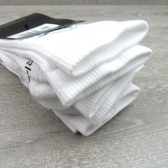 Nike Elite Everyday Crew White Basketball Socks Men's Size L 8-12 (3 Pairs) NEW - Picture 7 of 11